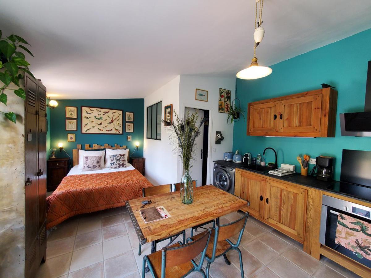 La Dolce Vita - Studio Dans Propriete Avec Piscine Montpeyroux  Экстерьер фото